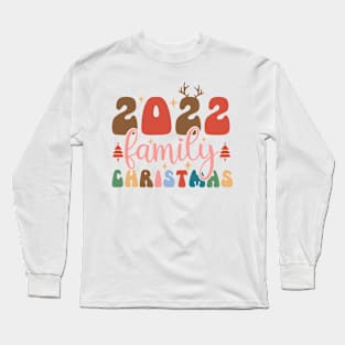 2022 Christmas Family Retro Long Sleeve T-Shirt